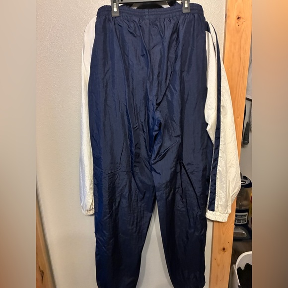 Vintage JC Penny USA Olympics windbreaker Track suit men Sz M Navy Blue/White - Picture 9 of 9